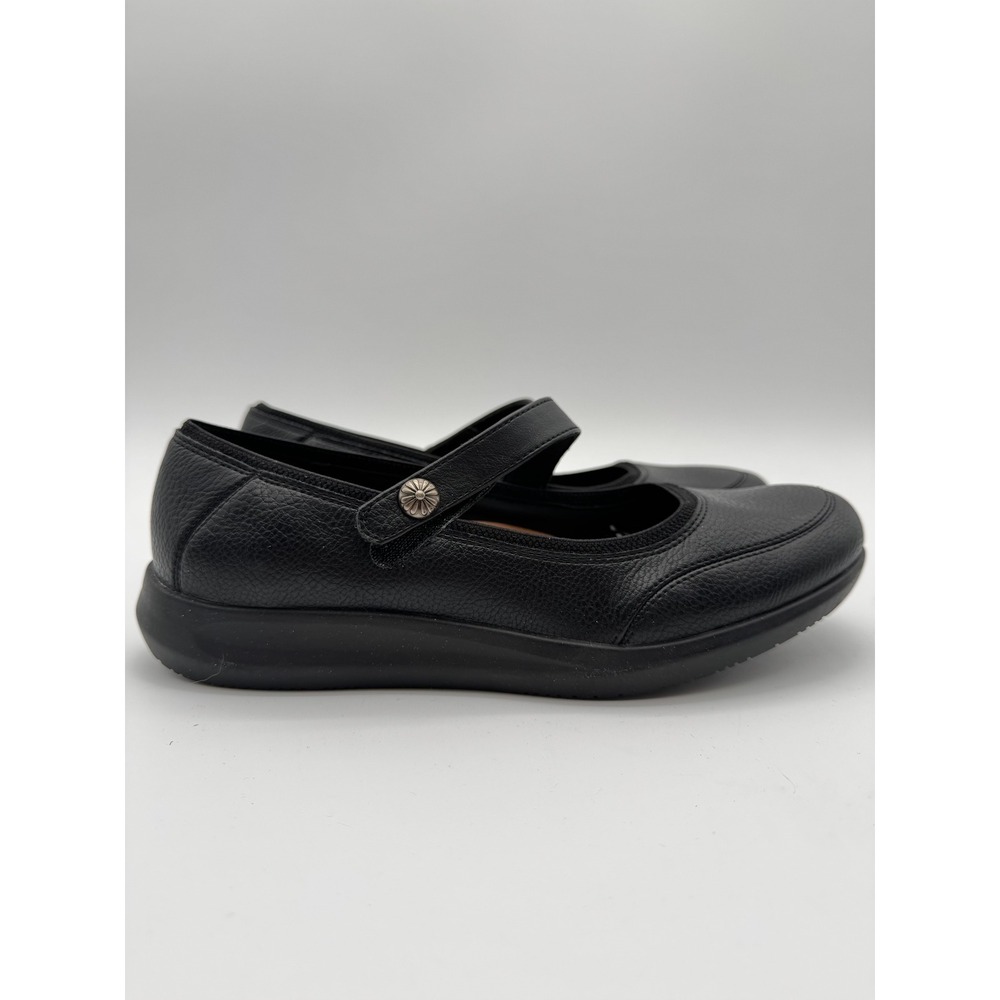 Baretraps Mary Jane Shoes Black Women's US 8.5 Comfort Strap Flats - Picture 3 of 7